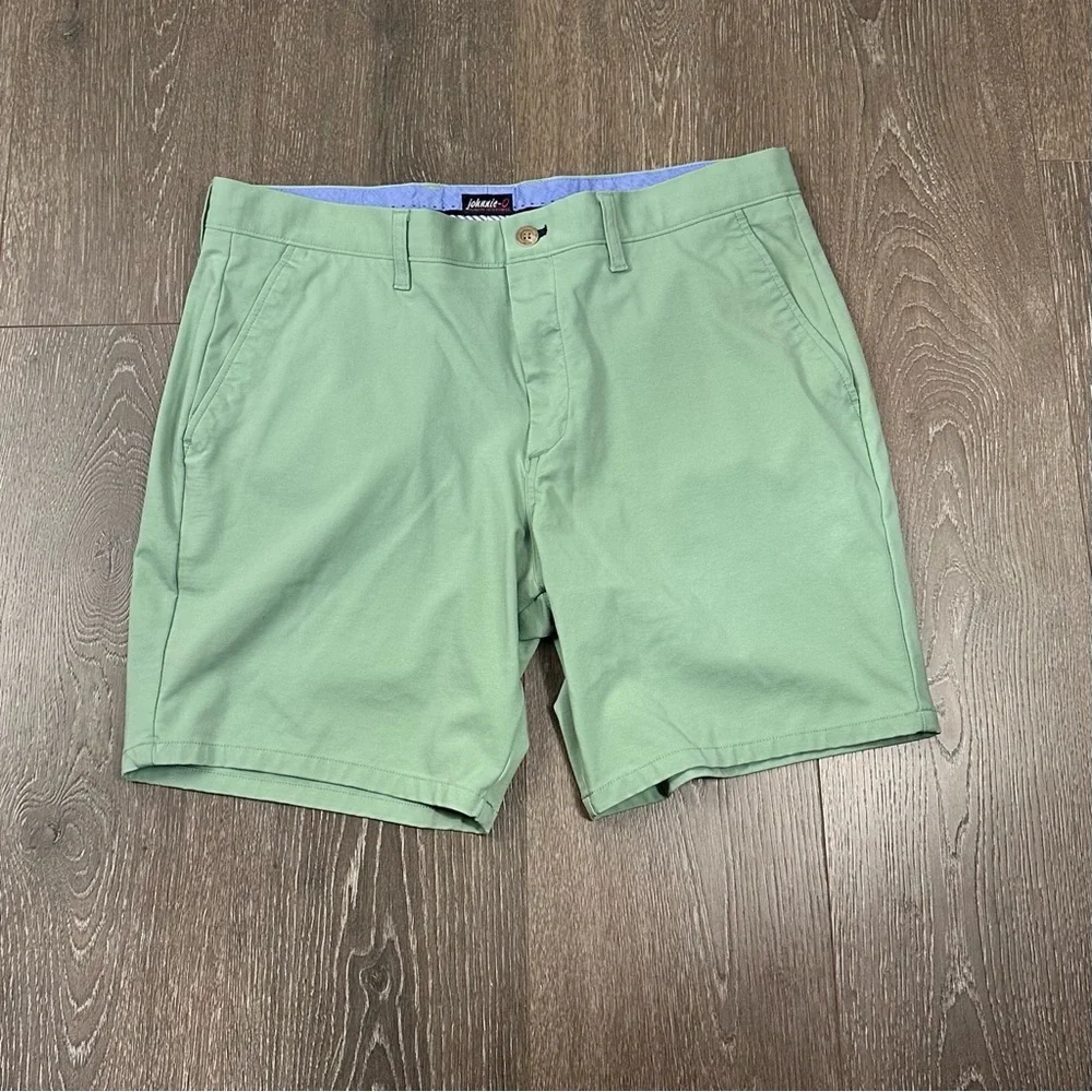Johnnie-O Jupiters Stretch Cotton Performance Golf Shorts Sz 34